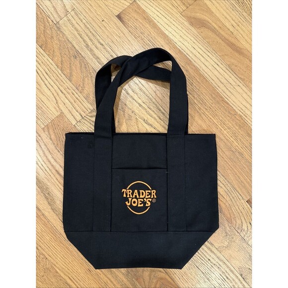 Trader Joe’s Handbags - Halloween 2025 LIMITED EDITION Trader Joe’s Black Mini Tote Bag Pre-Owned